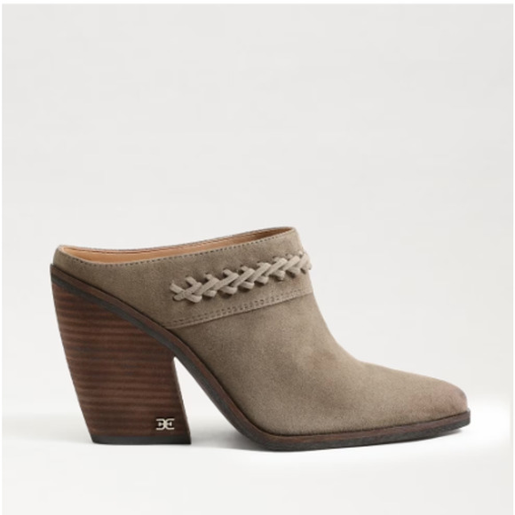 SAM EDELMAN New in Box Alison Western Mule in Desert Olive // 8 - Picture 3 of 14